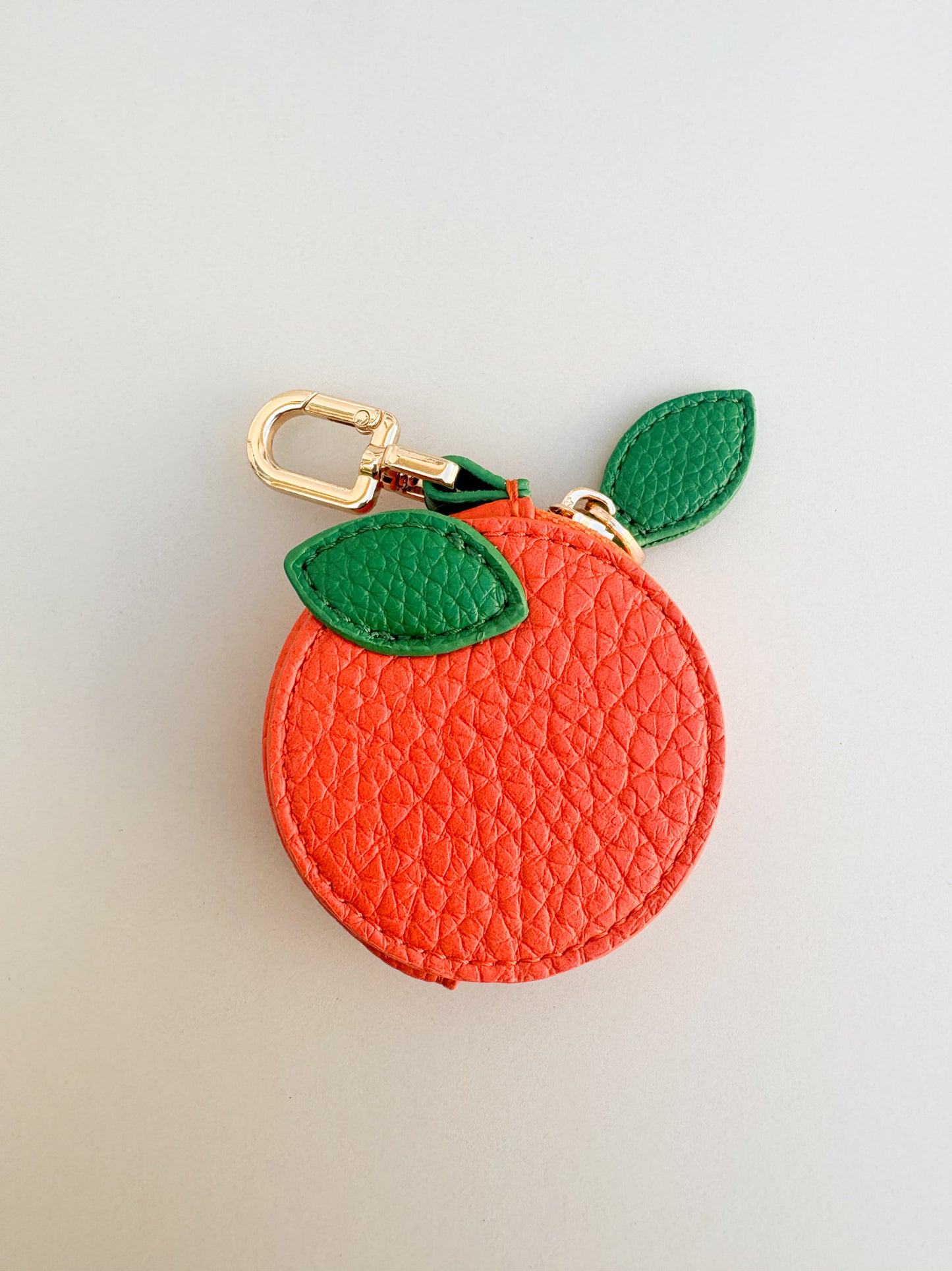 Orange Fruit Coin Purse Bag Charm – Stylish & Practical Accessory