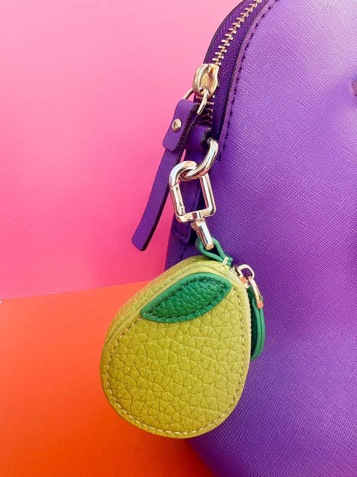 Pear Coin Case/Bag Charm – Cute & Practical Accessory