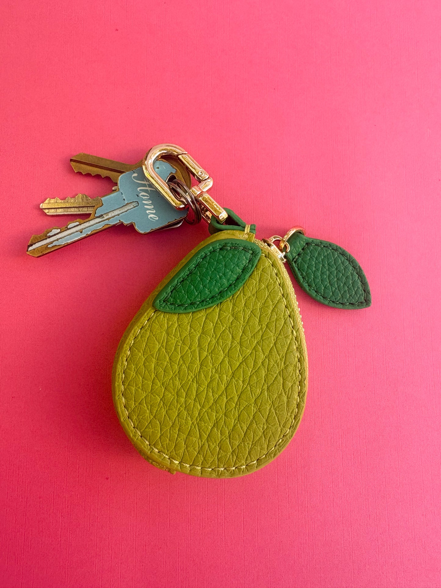 Pear Coin Case/Bag Charm – Cute & Practical Accessory
